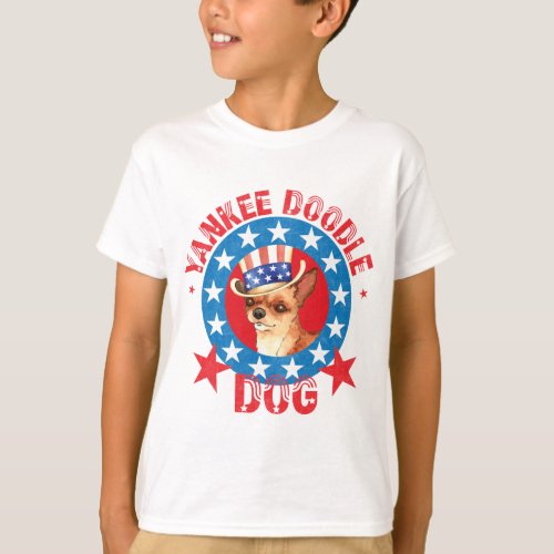 Patriotic Chihuahua T_Shirt