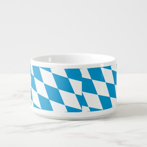 Patriotic chili bowl with Flag of Bavaria