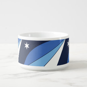 Patriotic chili bowl with Flag of Columbia, SC
