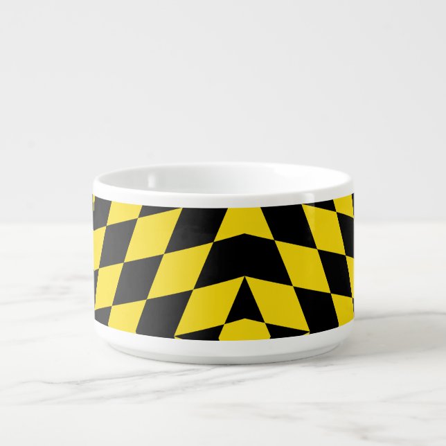 Patriotic chili bowl with Flag of Munich, Germany (Center)