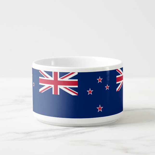 Patriotic chili bowl with Flag of New Zealand (Center)
