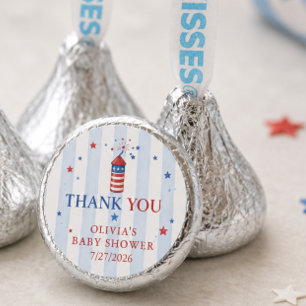 Patriotic Chocolate Kisses Favors