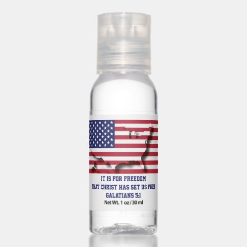 Patriotic Christian AMERICAN FLAG Hand Sanitizer