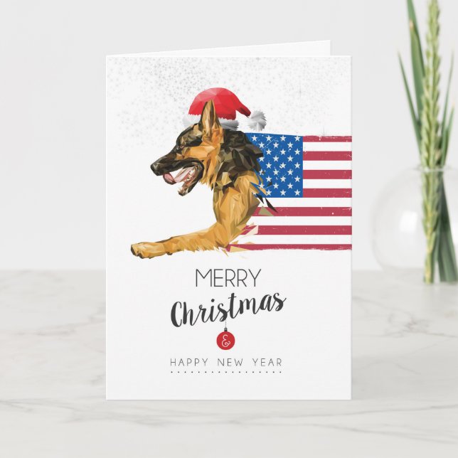 Patriotic Christmas Card (Front)