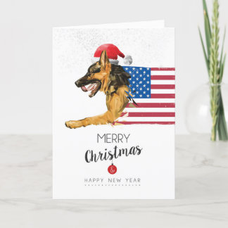 Patriotic Christmas Card