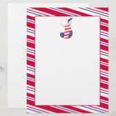 Patriotic Christmas Stocking (Front/Back)