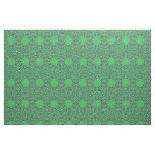 Patriotic Christmas Tree Kaleidoscope Fabric
