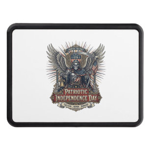 Patriotic Chrome Reaper Dark Patriot Skeleton & Re Hitch Cover