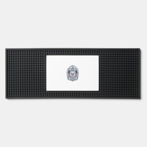 Patriotic Church Camp Vector Graphic Tee Bar Mat