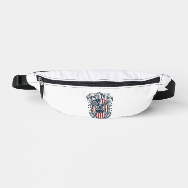 Patriotic City Pride Series Vector Graphic Tee Fanny Pack (Front)