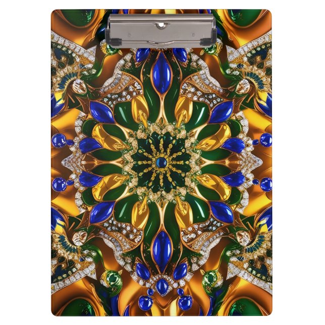 Patriotic Clipboard with Brazil Colors (Front)