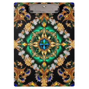 Patriotic Clipboard with Brazilian Colors