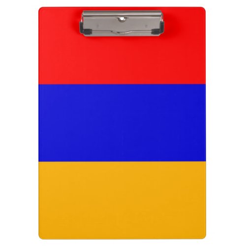 Patriotic Clipboard with flag of Armenia