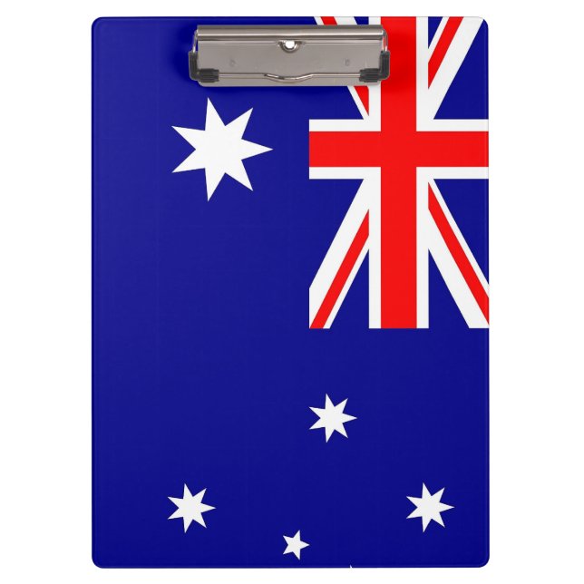 Patriotic Clipboard with flag of Australia (Front)