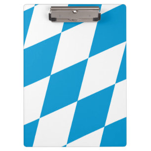 Patriotic Clipboard with flag of Bavaria, Germany