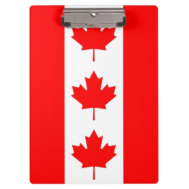 Patriotic Clipboard with flag of Canada (Front)