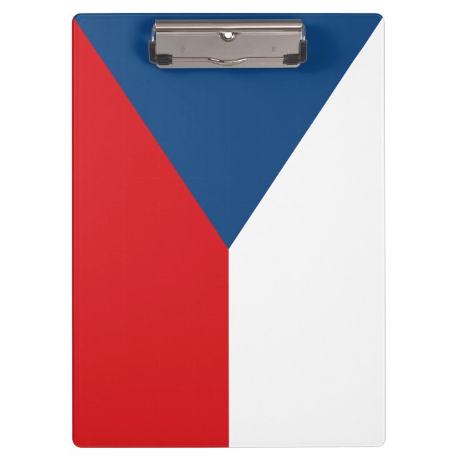 Patriotic Clipboard with flag of Czechia (Front)