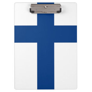 Patriotic Clipboard with flag of Finland
