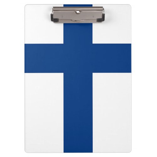 Patriotic Clipboard with flag of Finland