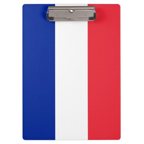 Patriotic Clipboard with flag of France