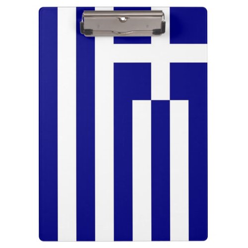 Patriotic Clipboard with flag of Greece