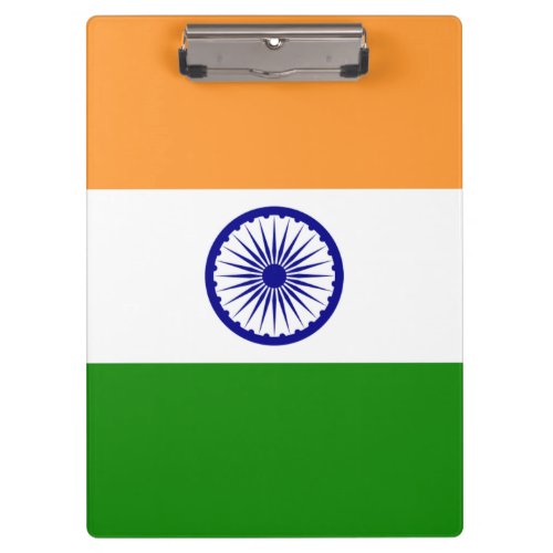 Patriotic Clipboard with flag of India