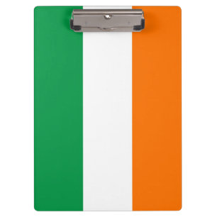 Patriotic Clipboard with flag of Ireland