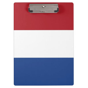 Patriotic Clipboard with flag of Netherlands