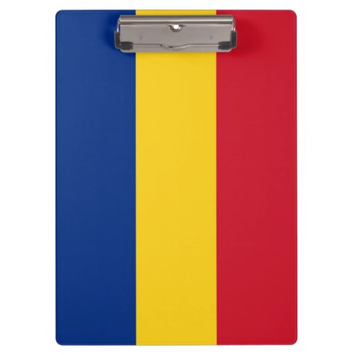 Patriotic Clipboard with flag of Romania