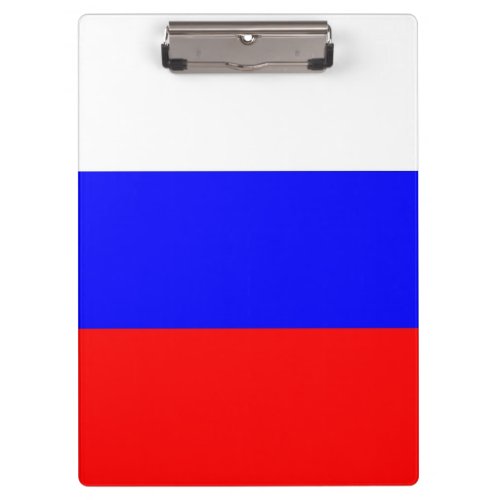 Patriotic Clipboard with flag of Russia