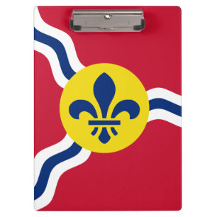 Patriotic Clipboard with flag of St. Louis
