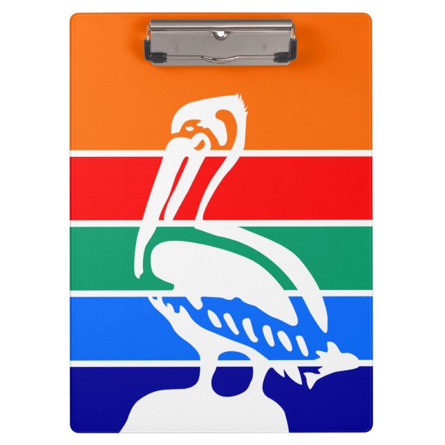 Patriotic Clipboard with flag of St. Petersburg (Front)