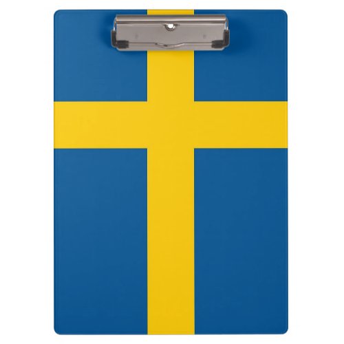 Patriotic Clipboard with flag of Sweden