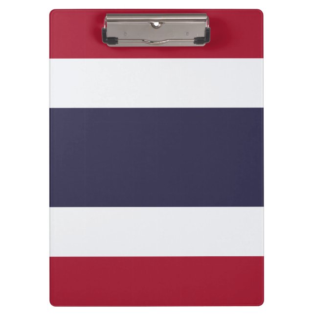 Patriotic Clipboard with flag of Thailand (Front)