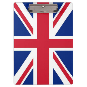 Patriotic Clipboard with flag of United Kingdom