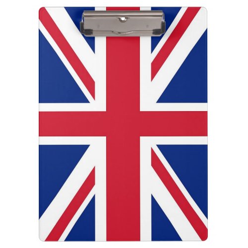 Patriotic Clipboard with flag of United Kingdom