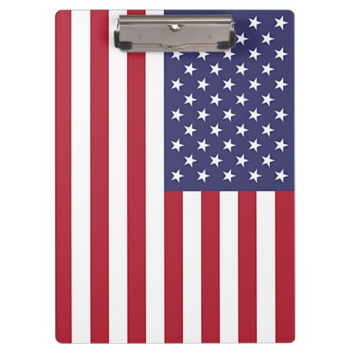 Patriotic Clipboard with flag of USA