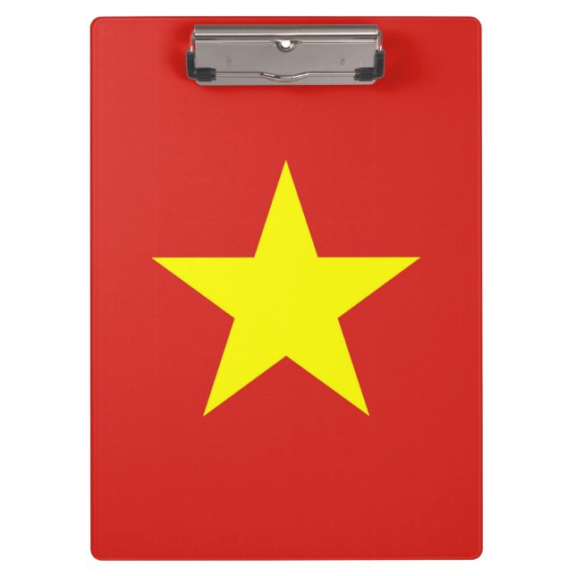Patriotic Clipboard with flag of Vietnam (Front)