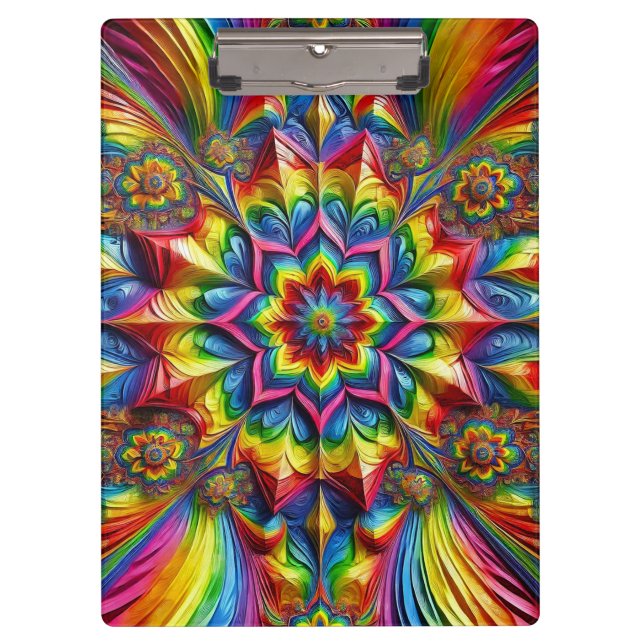 Patriotic Clipboard with LGBTQ Colors (Front)