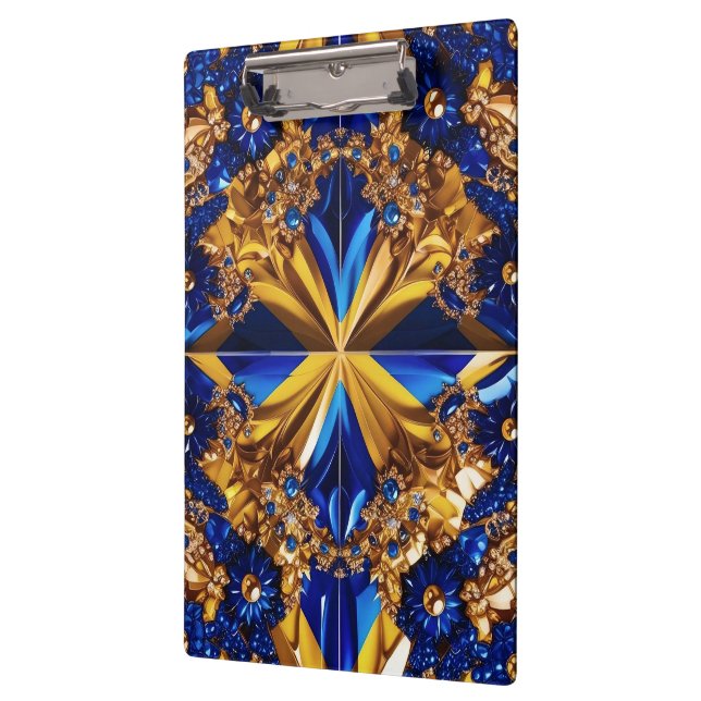 Patriotic Clipboard with Sweden Colors (Left)