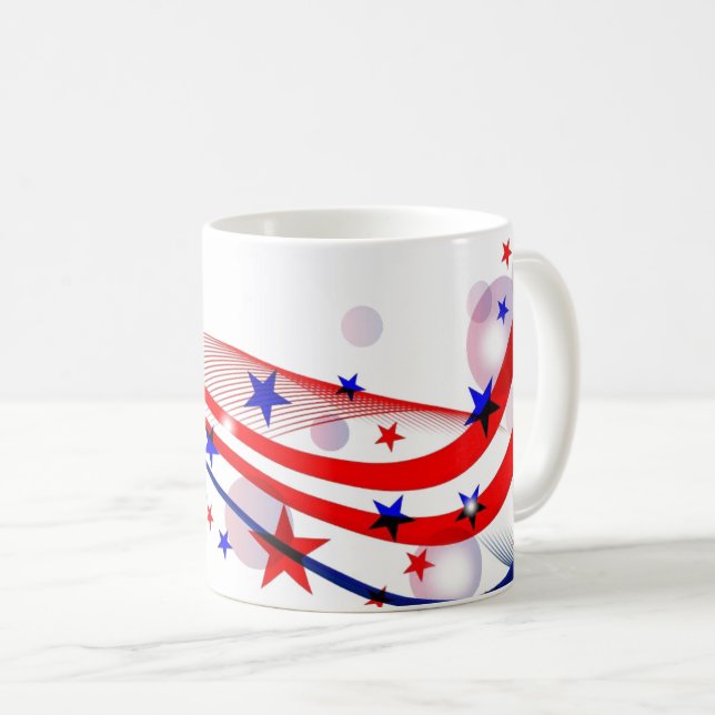 Patriotic Coffee Mug (Front Right)