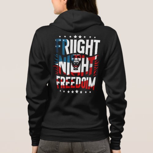 Patriotic Colors and Spooky Elegance Hoodie