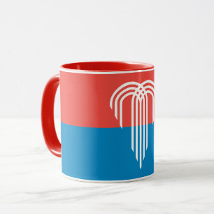 Patriotic Combo Mug with flag of Kansas City