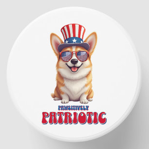 Patriotic Corgi - Pawsitively Patriotic Mini Candle Favors