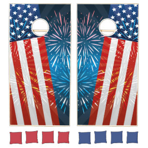 Patriotic Cornhole Set