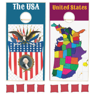 Patriotic Cornhole Set