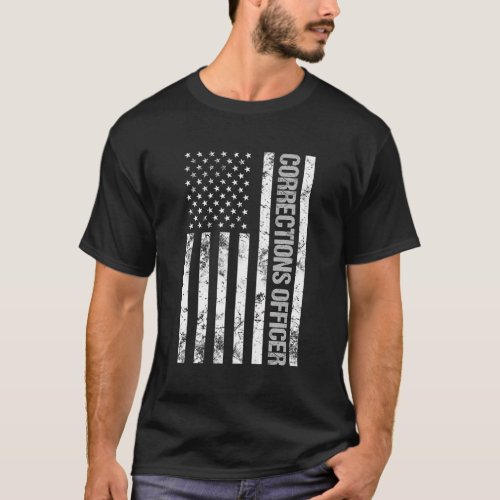 Patriotic Corrections Officer T_Shirt