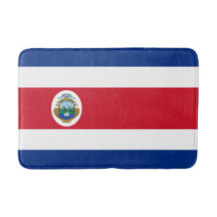 Patriotic Costa Rica Flag Bath Mat
