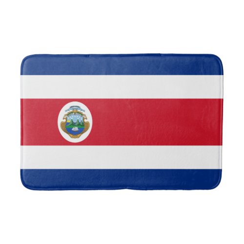 Patriotic Costa Rica Flag Bath Mat