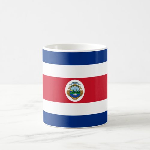 Patriotic Costa Rica Flag Coffee Mug